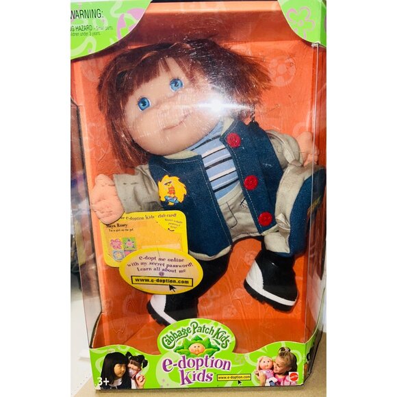 Cabbage Patch Kids E-Doption Doll Maya Rosey 3+ Collectible New In Box - Picture 1 of 4